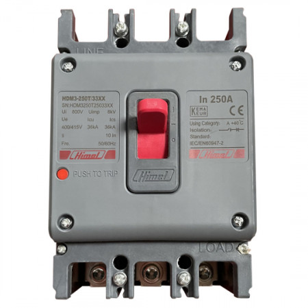 HDM3 60kA 3P (160 ~ 250A)